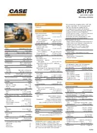 case sr175 skid steer specs|case sr175 skid steer parts.